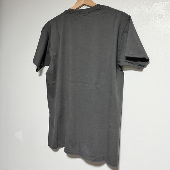 Gildan 100% Cotton Charcoal Gray T-Shirt - Size L - Picture 8 of 8